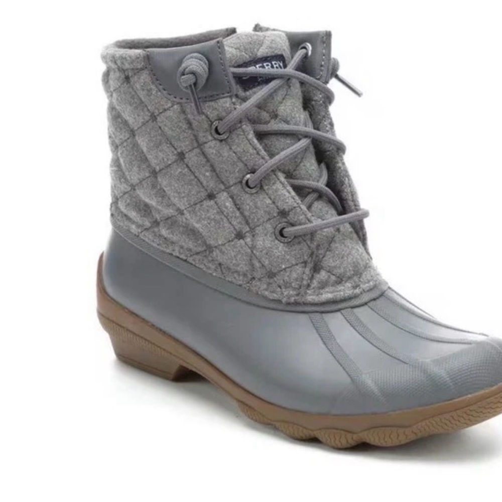 Sperry Charcoal and Dark Gray Boots